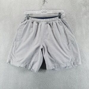 Birddogs Shorts Mens M Gray Lounge Lined Drawstring Pockets 7" Inseam Gym